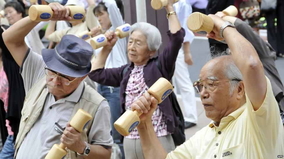 Centenarians in Japan 2025